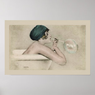 Classy Bathroom Wall Art Poster