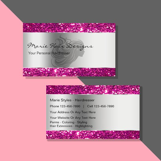 Classy Beauty Hairdresser Visitekaartjes