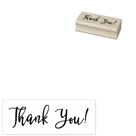 Classy Bedankt Rubberstempel (Gestempeld)