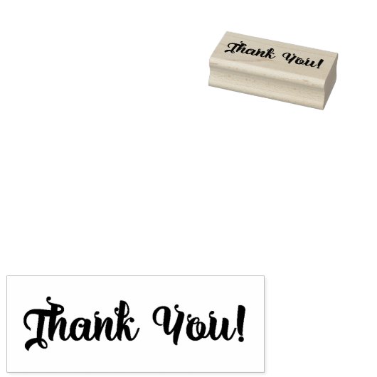 Classy Bedankt Rubberstempel (Gestempeld)