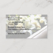 Classy Begrafeniswoning Visitekaartjes Design (Achterkant)