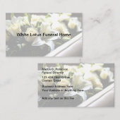 Classy Begrafeniswoning Visitekaartjes Design (Voorkant / Achterkant)