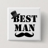 Classy Best Man Vierkante Button 5,1 Cm (Voorkant)
