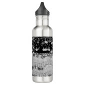 Classy Black en Silver Gypsy Scarf Waterfles (Links)