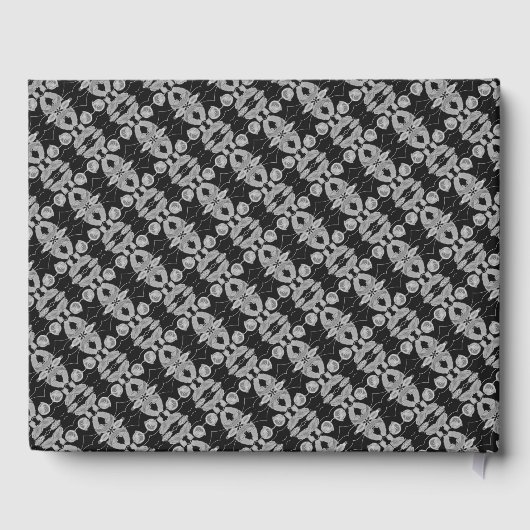 Classy Black en White Gastenboek (Achterkant)