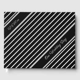 Classy Black en White Gastenboek