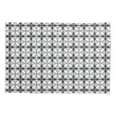Classy Black en white Shippo Pattern Kussensloop (Achterkant)