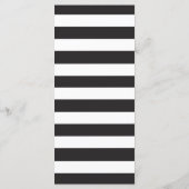 Classy Black Lighthouse Wedding Program Programma (Achterkant)