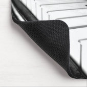 Classy Black & White Piano Photography Muismat (Hoek)