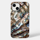 Classy Bling Abalone Shell Design Case-Mate iPhone Case (Achterkant)