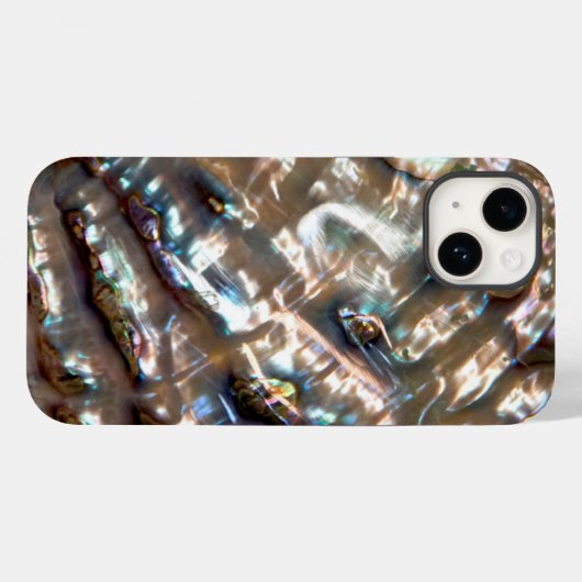 Classy Bling Abalone Shell Design Case-Mate iPhone Case (Achterkant (horizontaal))
