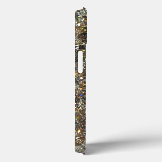 Classy Bling Monogram Glitzy Case-Mate iPhone Case (Achterkant / Rechts)