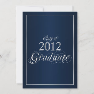 Classy Blue and Silver 2012 - Invitation de fin d'