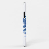 Classy  Blue Toile Deer in Forest Case-Mate iPhone Case (Achterkant/rechts)