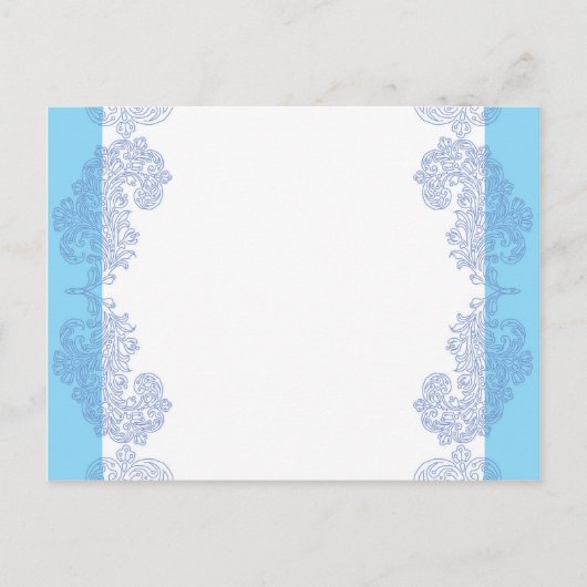 Classy blue-uitnodiging sjabloon (Voorkant)