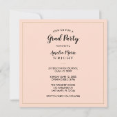 Classy Blush en Gold Photo Collage Afstuderen Kaart (Achterkant)