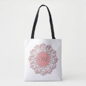 Classy Blush Pink Mandala OM Draagtas (Voorkant)