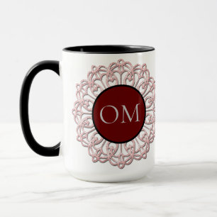 Classy Blush Pink Mandala OM Mok