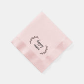 Classy Botanical Happy Pasen Servet (Hoek)