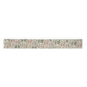 Classy Botanical Holly Berry Floral Art Pattern Lint (Voorkant)