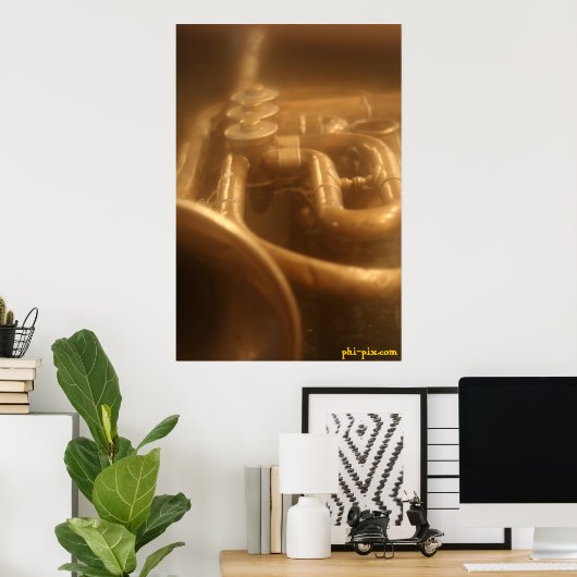 Classy Brass Poster (Thuiskantoor)