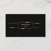 Classy brillant Realtor Portrait Carte de visite (Devant)