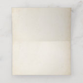 Classy  bruids Tea Party Place Cards (Binnenkant ongevouwen)