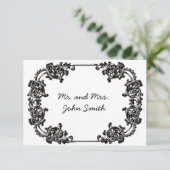  CLASSY BRUILOFT ESCORT KAART (Staand voorkant)