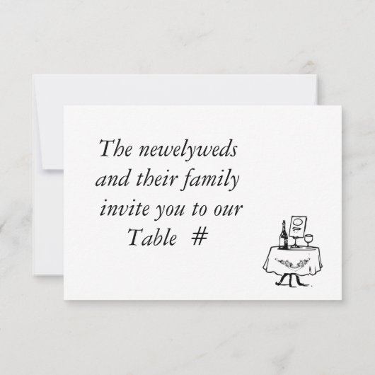 CLASSY BRUILOFT ESCORT KAART (Achterkant)