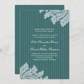 Classy bruiloft kaart (Voorkant / Achterkant)