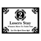 Classy Bunco Table Card #2 Kaart (Voorkant)