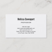 Classy Burgundy Marble Abstracte achtergrond Visitekaartje (Achterkant)