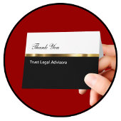 Classy Business Dank u Bedankkaart