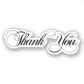 Classy Business Dank u Decal Stickers (Voorkant)