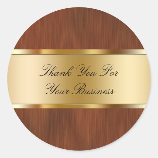 Classy Business Dank u Stickers (Voorkant)