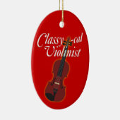 Classy-cal Musician Keramisch Ornament (Rechts)