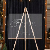 Classy Calligraphic Translucent Wedding