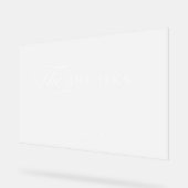 Classy Calligraphic Translucent Wedding (Angle)