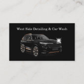 Classy Car Détail Carte de visite double côté (Devant)