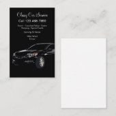 Classy Car Service Uber Driver Visitekaartjes (Voorkant / Achterkant)