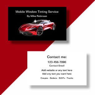 Classy Car Window Tinting Service Nieuw Visitekaartje