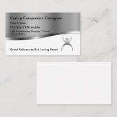 Classy Caregiver Visitekaartjes Sjabloon (Voorkant / Achterkant)