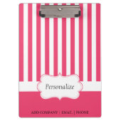 Classy Cayenne Stripes | DIY-tekst Klembord (Voorkant)