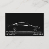 Classy Chauffeur Carte de visite (Dos)