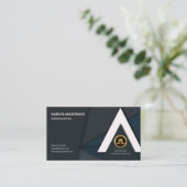 Classy Chic Artistic Alphabet-A Arrowiad Sales Visitekaartje (Staand voorkant)