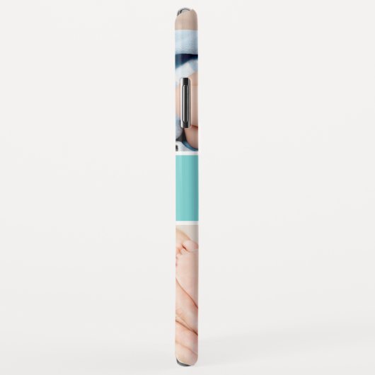 Classy Chic Baby Kinder Fotocollage Case-Mate iPhone Case (Achterkant/rechts)