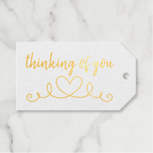 Classy chic denken van je hart cadeaulabels