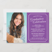 CLASSY CHIC ELEGANT GRADUTY INVITATION PARTI (Devant)