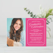 CLASSY CHIC ELEGANT GRADUTY INVITATION PARTI (Debout devant)