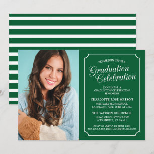 CLASSY CHIC ELEGANT GRADUTY INVITATION PARTI